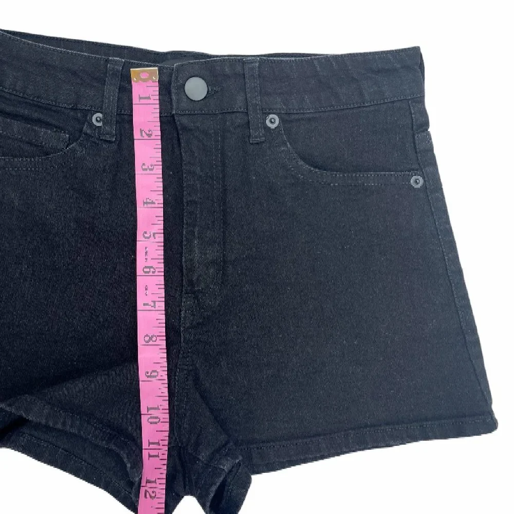 Forever 21 Womens‎ Juniors Black Jean Shorts Size 2